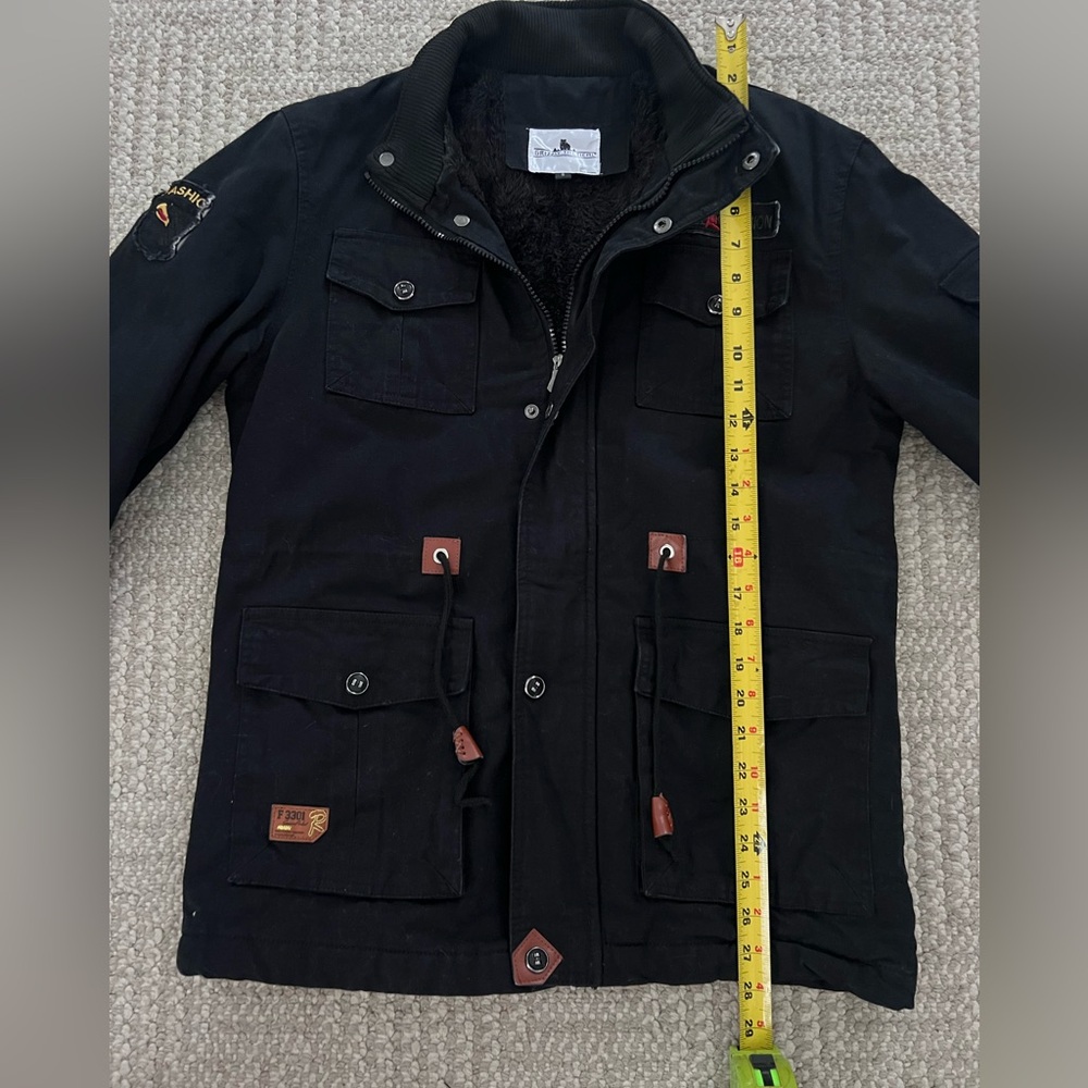 Grizzly Tactical Lined Jacket Mens Coat,  Size Small, Black - Picture 9 of 12